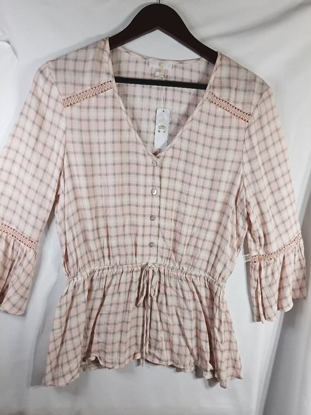 C Women's Bohemian Style Blouse Size Small